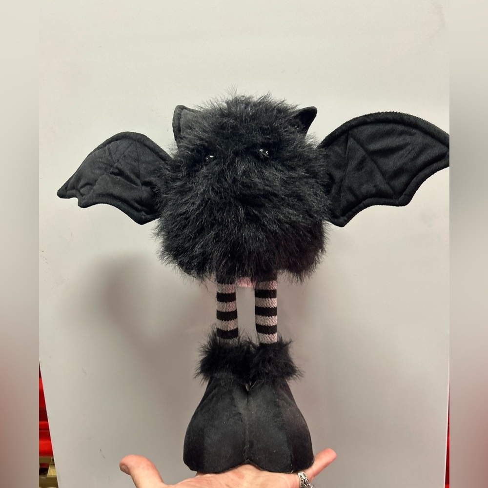 RARE TALL STRIPED LEG BAT BEING HALLOWEEN GOTH CUTE